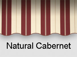 natural-cabernet retractable awnings