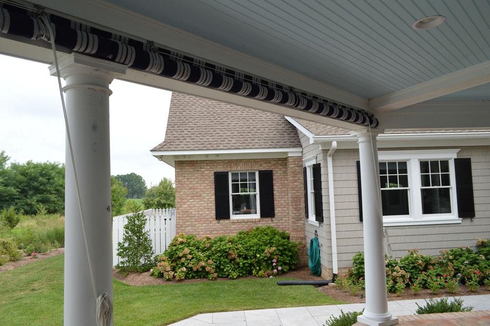 Canvas Porch Roller Curtains Privacy, Shade & Protection Sunbrella