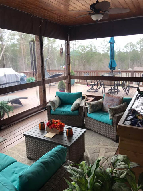 Porch Protection Curtains Clear Vinyl Roll Up Enclosures Porch Protection Curtains Clear Vinyl, Outdoor Curtains Screen Porch