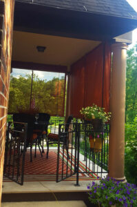 Porch Roller Curtains - Awntex Mesh Fabric