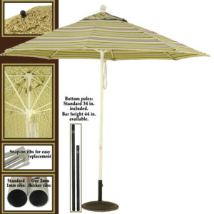 Patio Umbrella - For custom vents and graphic options
