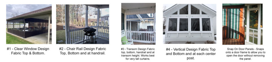 Porch Enclosure Panels