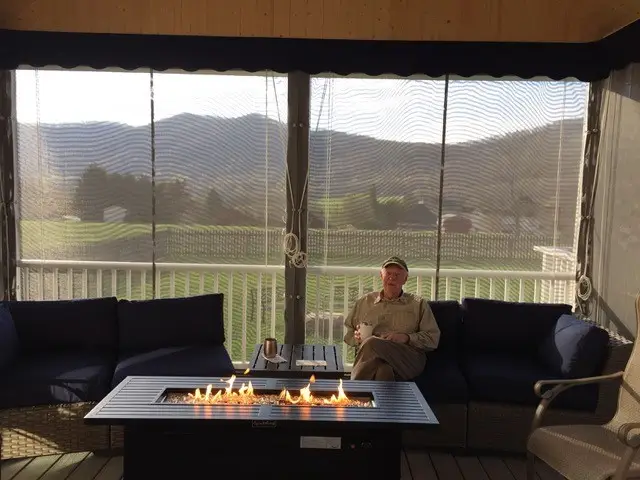 Textilene Mesh Curtains