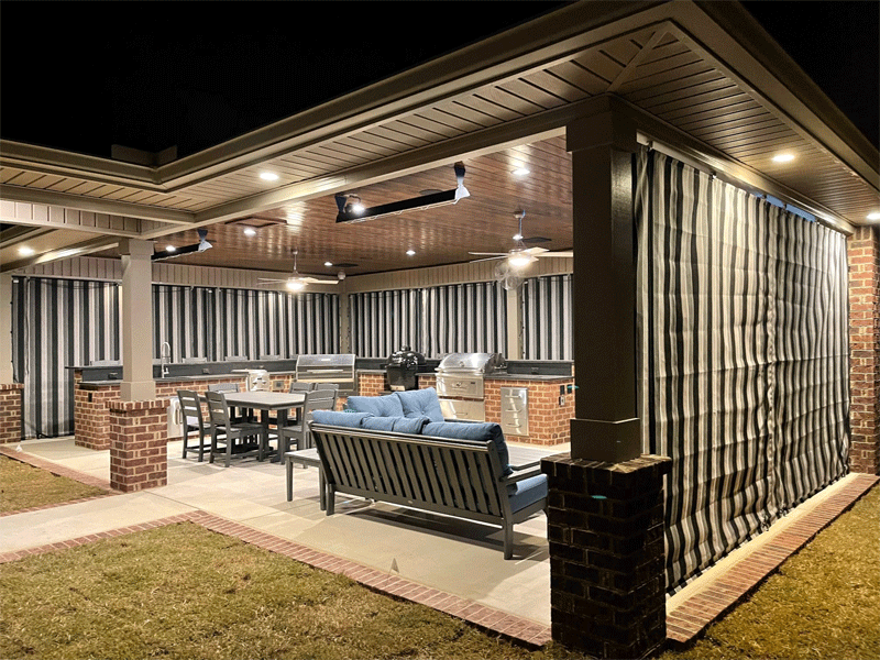 Outdoor Kitchen Enclosure