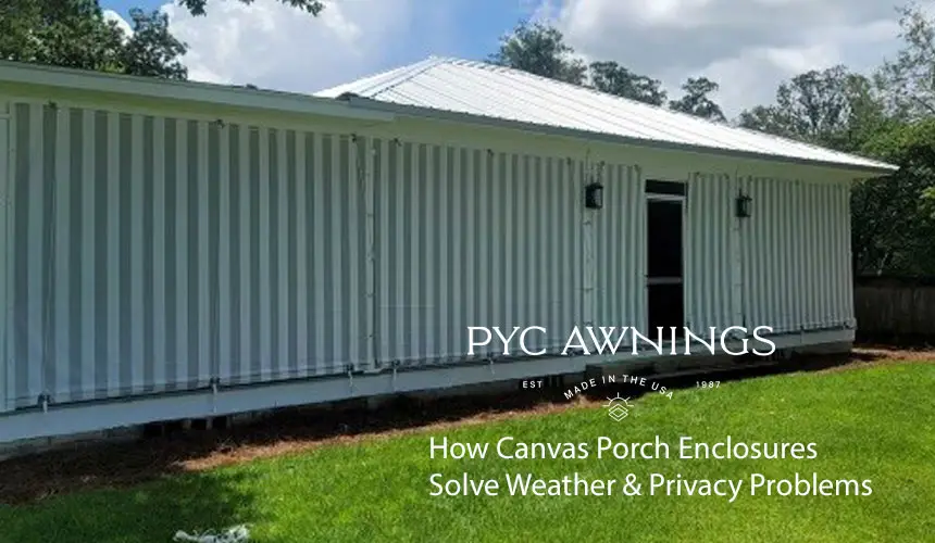 Canvas Porch Enclosures