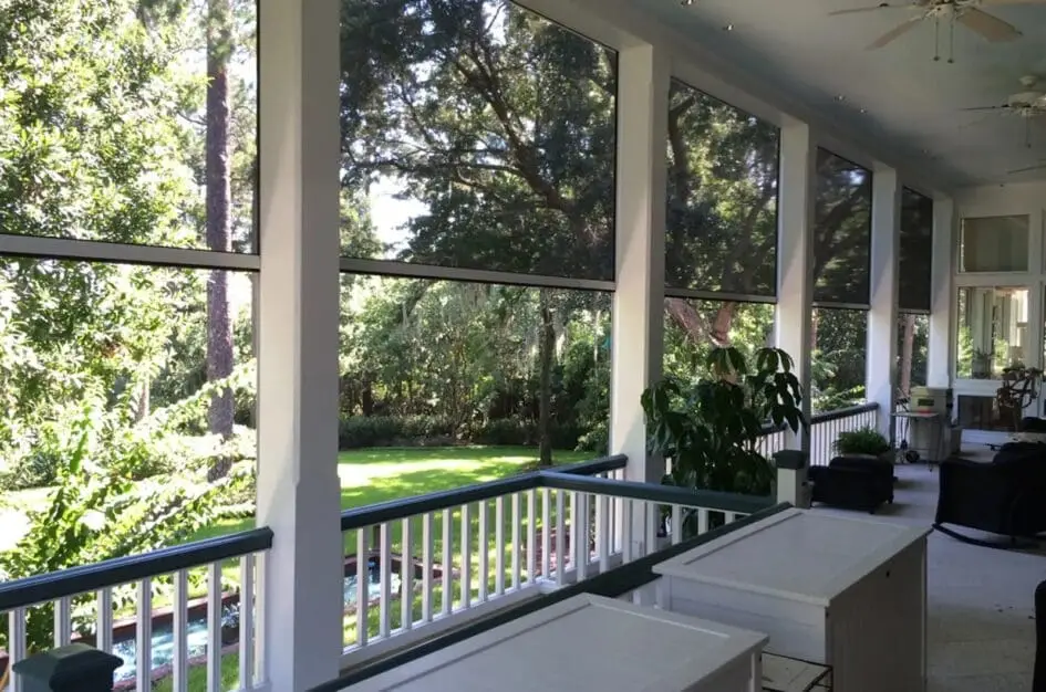 Motorized insect screens