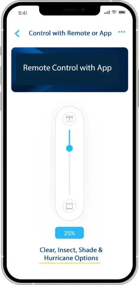 Motorized Vinyl Porch Enclosures