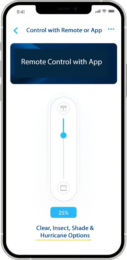 Motorized Vinyl Porch Enclosures