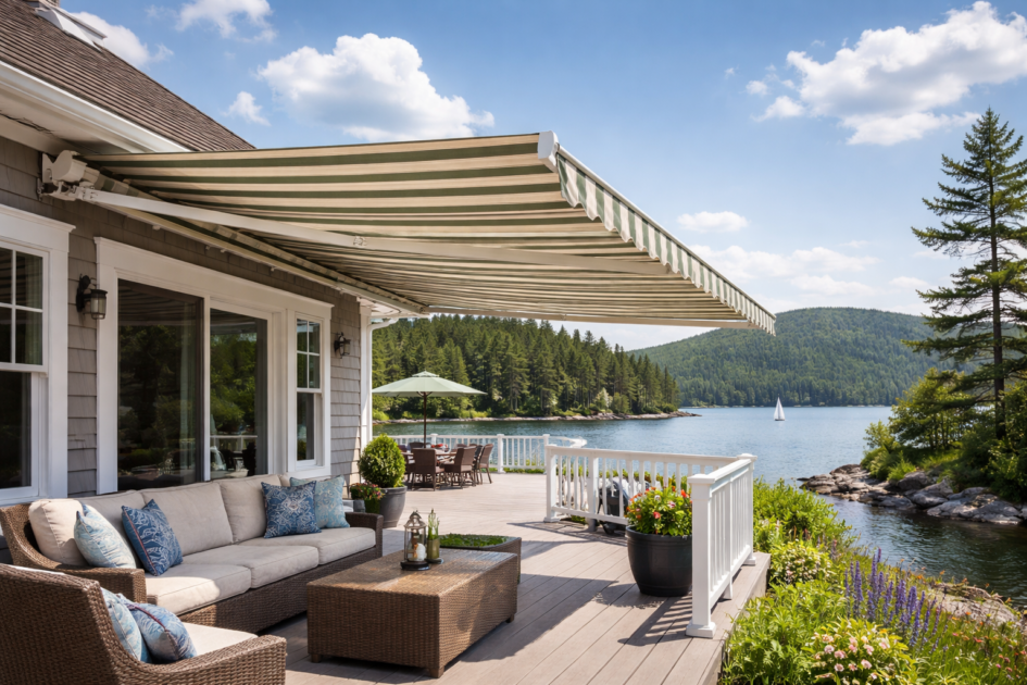 retractable awning replacement fabric Maine