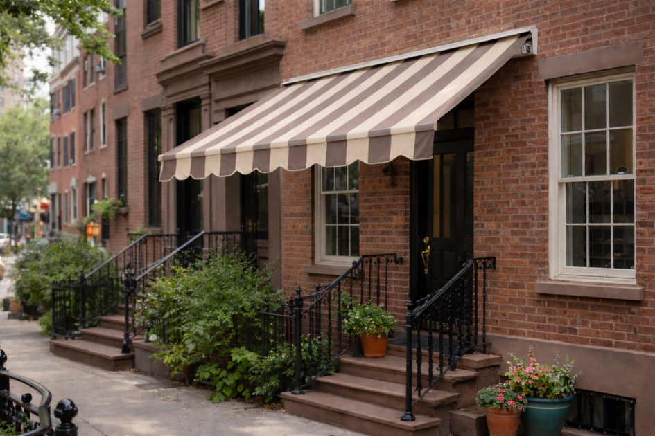 New York Retractable awning Replacement fabric