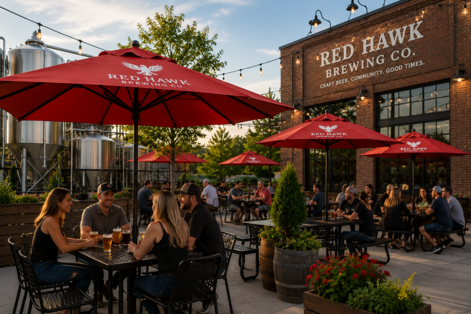 Brewery Patio Umbrellas