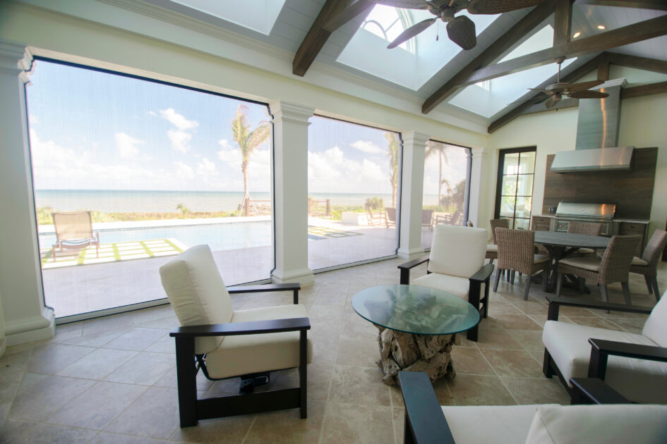 Clear Retractable Patio Enclosures