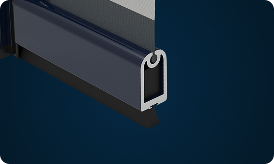 Shade Screen Retractable One Track